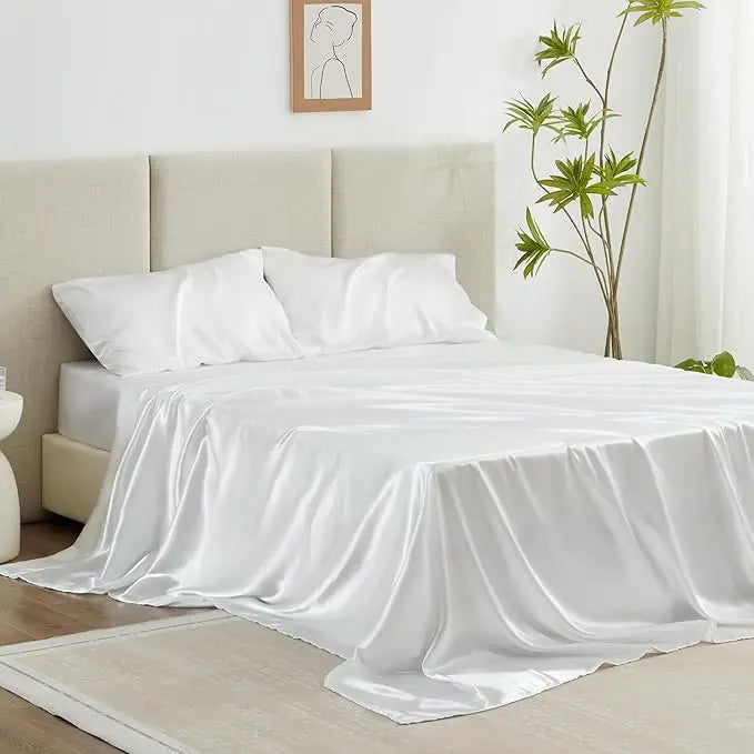 Kit complet de pat din mătase Mulberry Hoomy