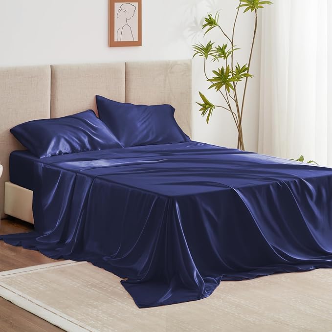 Kit complet de pat din mătase Mulberry Hoomy